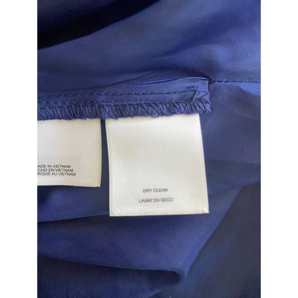 Long Sundress– Blue Peach Tropical Leaf– Y2K Feminine Beachy Resort Summer Party - Picture 6 of 6